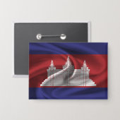 Schaltfläche für Kambodscha Button (Vorderseite/Rückseite)