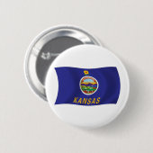 Schaltfläche für Kansas-Flagge Button (Vorne & Hinten)
