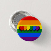 Schaltfläche für LGBT-Flagge Button (Vorne & Hinten)