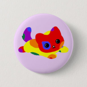 Schaltfläche für LGBT+-Katze Button