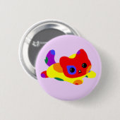 Schaltfläche für LGBT+-Katze Button (Vorne & Hinten)