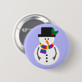 Schaltfläche für LGBT+-Schneemann Button (Vorne & Hinten)
