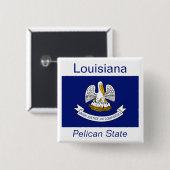 Schaltfläche für Louisianisches Flag Button (Vorne & Hinten)