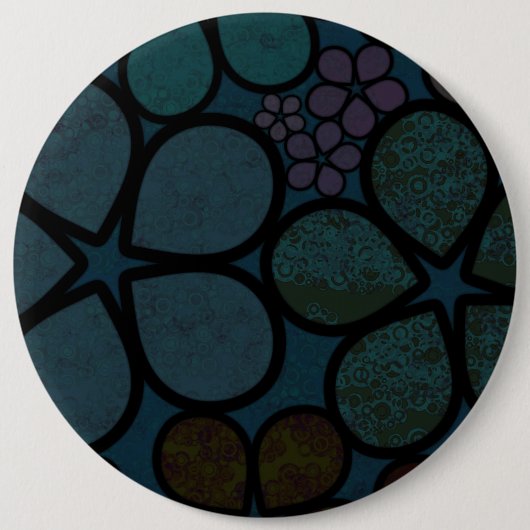 Schaltfläche für mehrfarbige, moderne Blume Button (Vorderseite)