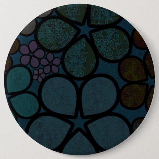 Schaltfläche für mehrfarbige, moderne Blume Button (Vorderseite)
