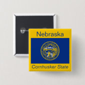 Schaltfläche für Nebraskan Button (Vorne & Hinten)