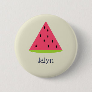 Schaltfläche für niedlichen Wassermeloname Button