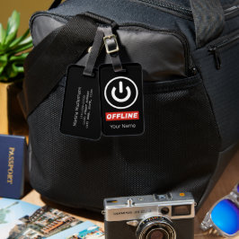 Schaltfläche für Offline-Power zum Entspannen oder Gepäckanhänger