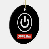 Schaltfläche für Offline-Power zum Entspannen oder Keramik Ornament (Rechts)
