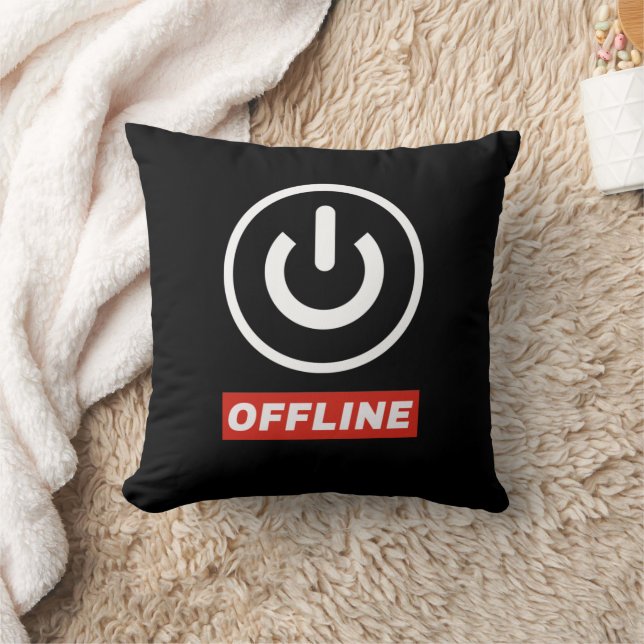 Schaltfläche für Offline-Power zum Entspannen oder Kissen (Decke)