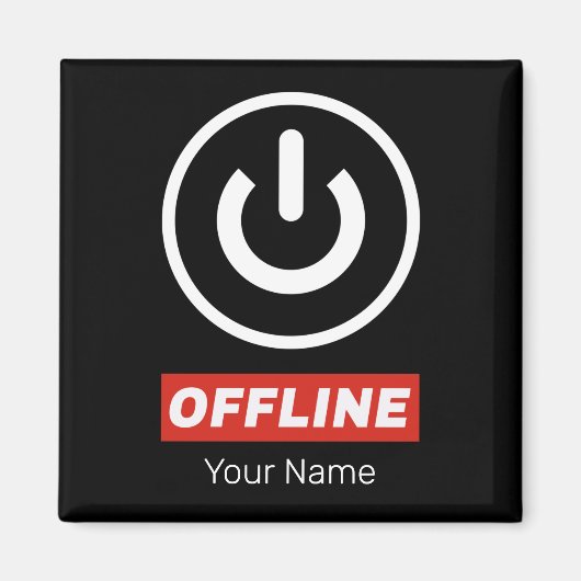 Schaltfläche für Offline-Power zum Entspannen oder Magnet (Vorne)