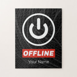 Schaltfläche für Offline-Power zum Entspannen oder Puzzle
