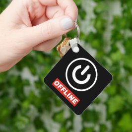 Schaltfläche für Offline-Power zum Entspannen oder Schlüsselanhänger