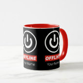 Schaltfläche für Offline-Power zum Entspannen oder Tasse (VorderseiteRechts)