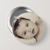 Schaltfläche für personalisiertes Baby-Foto Button (Vorne & Hinten)