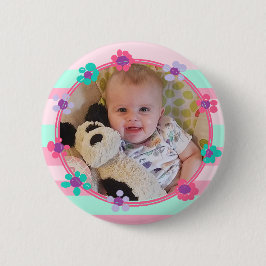 Schaltfläche für personalisiertes Baby-Foto Button