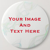 Schaltfläche für Personalisiertes Bild und Text Button (Vorderseite)