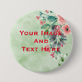 Schaltfläche für Personalisiertes Bild und Text Button (Vorderseite)