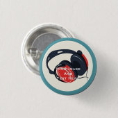 Schaltfläche für Personalisiertes Bild und Text Button (Vorne & Hinten)