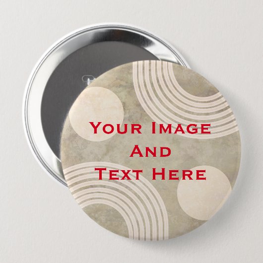 Schaltfläche für Personalisiertes Bild und Text Button (Vorne & Hinten)