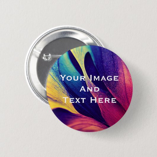 Schaltfläche für Personalisiertes Bild und Text Button (Vorne & Hinten)