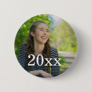 Schaltfläche für personalisiertes Foto mit Jahr Button