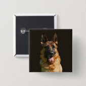 Schaltfläche für phantastisches deutsches Schäferh Button (Vorne & Hinten)