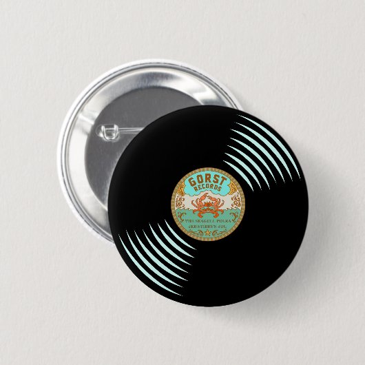 Schaltfläche für Platten Retro-Stil Button (Vorne & Hinten)