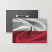 Schaltfläche für Polen Button (Vorderseite/Rückseite)