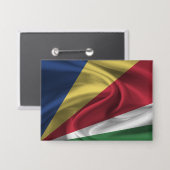 Schaltfläche für Seychelles-Flag Button (Vorderseite/Rückseite)