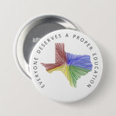 Schaltfläche für Texas-Bildung Button (Vorne & Hinten)