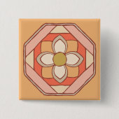 Schaltfläche für traditionelle koreanische Muster Button (Vorderseite)