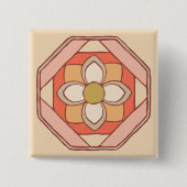 Schaltfläche für traditionelle koreanische Muster Button (Vorderseite)