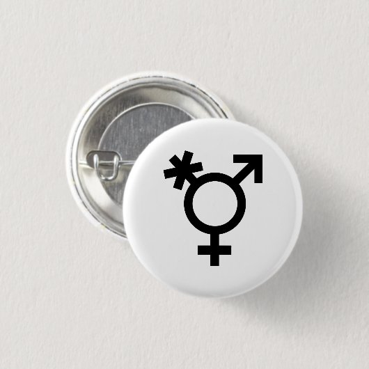 Schaltfläche für Transgender-Symbol Button (Vorne & Hinten)