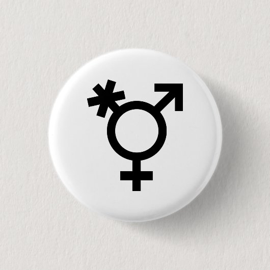 Schaltfläche für Transgender-Symbol Button (Vorderseite)