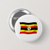 Schaltfläche für Uganda-Flagge Button (Vorne & Hinten)