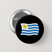 Schaltfläche für Uruguay-Flagge Button (Vorne & Hinten)
