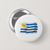 Schaltfläche für Uruguay-Flagge Button (Vorne & Hinten)