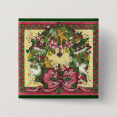 Schaltfläche für Weihnachtsgingerbrot Button (Vorderseite)