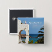 Schaltfläche Fürteventura Button (Vorne & Hinten)