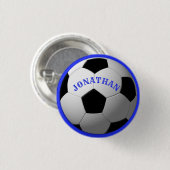 Schaltfläche "Fußball-Kindname" Button (Vorne & Hinten)