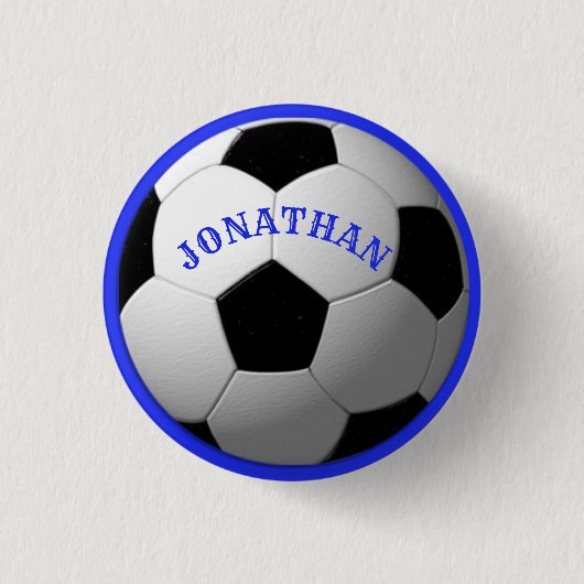 Schaltfläche "Fußball-Kindname" Button (Vorderseite)