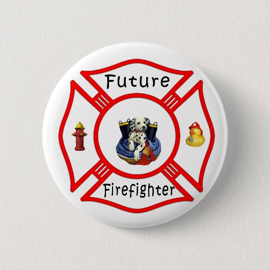 Schaltfläche "Future Firefighter Baby" Button (Vorderseite)