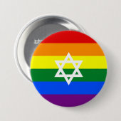 Schaltfläche "Gay Jewish Prilag" Button (Vorne & Hinten)