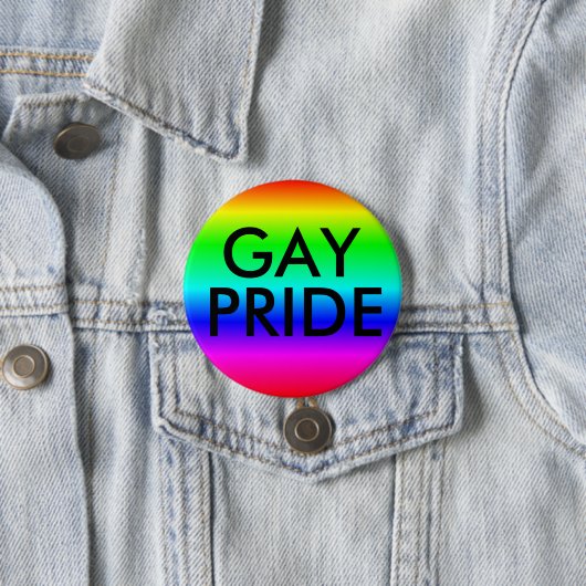 Schaltfläche "Gay 'Pride" für Regenbogenfarben Button (Beispiel)