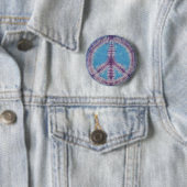 Schaltfläche "Gefärbte Krawatte für lila Friedensz Button (Beispiel)
