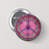 Schaltfläche "Gefärbte Krawatte für lila rosa Frie Button (Vorne & Hinten)