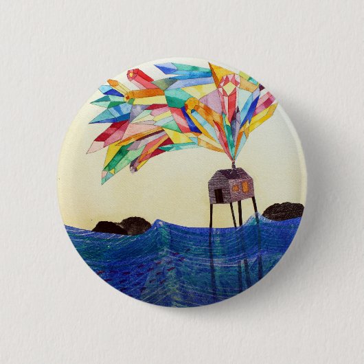 Schaltfläche Gem House 4 Button (Vorderseite)