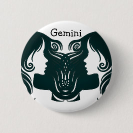 Schaltfläche "Gemini Horoscope Zodiac" Button
