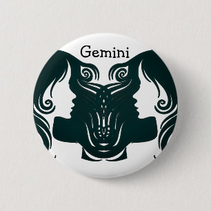 Schaltfläche "Gemini Horoscope Zodiac" Button